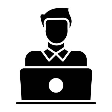 Çevrimiçi öğrencilerin modern bir simgesi