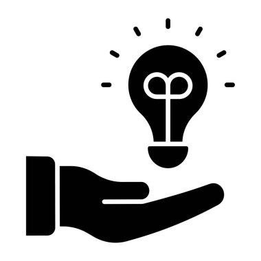 Bir kabartma tasarımı, fikir bakımı ikonu