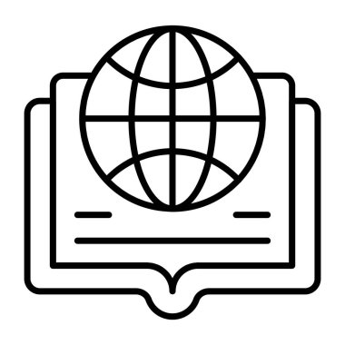 Bir doğrusal tasarım, küresel eğitimin simgesi