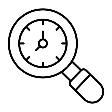 Bir doğrusal tasarım, arama zamanının simgesi