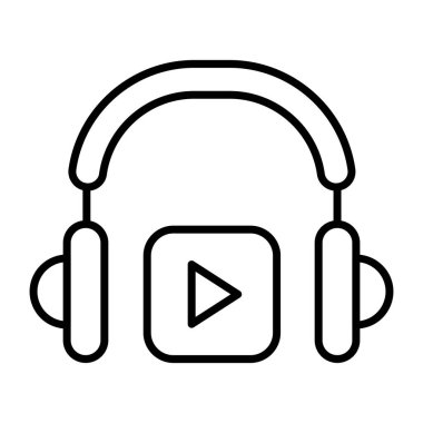 Ses kursunun bir simge tasarımı, düzenlenebilir vektör