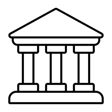 Bir doğrusal tasarım, müzenin simgesi