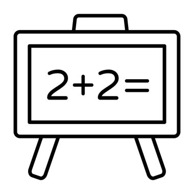 Bir doğrusal tasarım, Matematik Dersinin simgesi