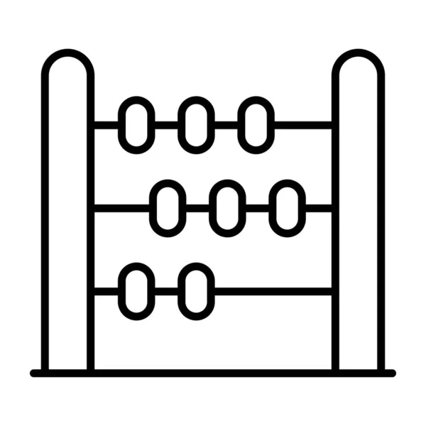 Doğrusal Tasarım Abaküs Simgesi — Stok Vektör