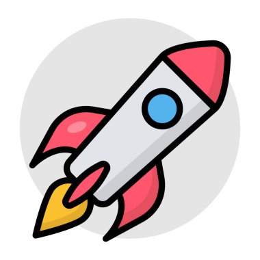 Düz tasarım, başlatma simgesi