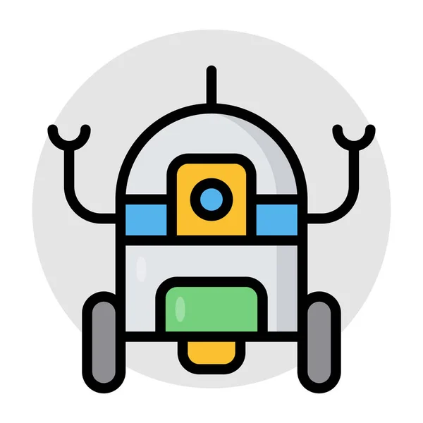 Flat Design Icon Moonwalker — ストックベクタ