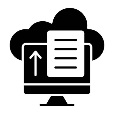 Bir kabartma tasarımı, dosya yükleme simgesi