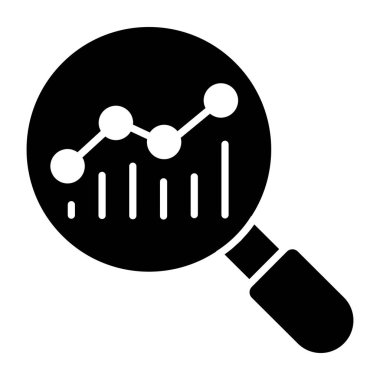 Bir kabartma tasarımı, grafik analizinin simgesi