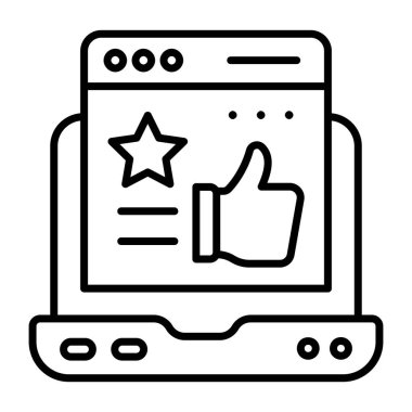 Bir doğrusal tasarım, iş sunumunun simgesi