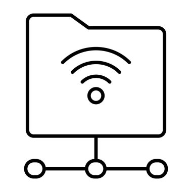 Düz dizayn, dizin ağının simgesi