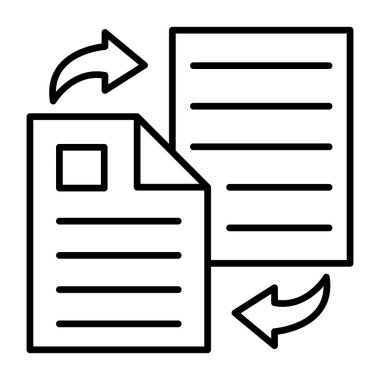 Düz dizayn, dosya aktarımının simgesi