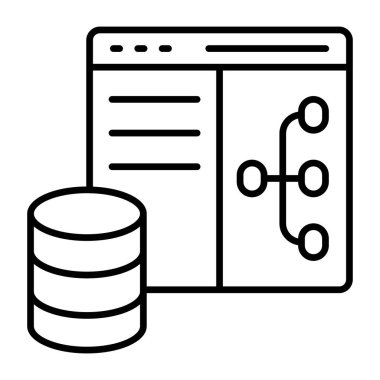 Düz dizayn, ağ hiyerarşisinin simgesi