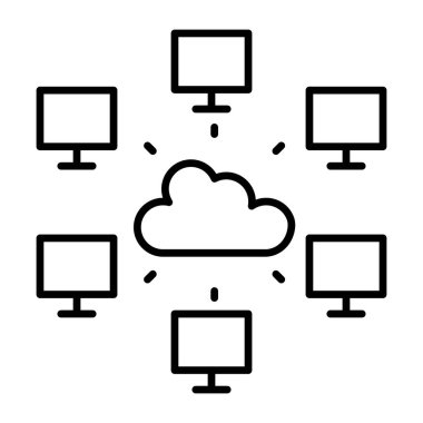 Düz dizayn, bulut aygıtlarının simgesi
