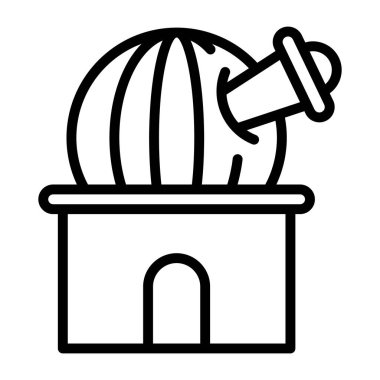 Gökyüzü tiyatrosu şeklinde bir bina, gökevi ikonu.