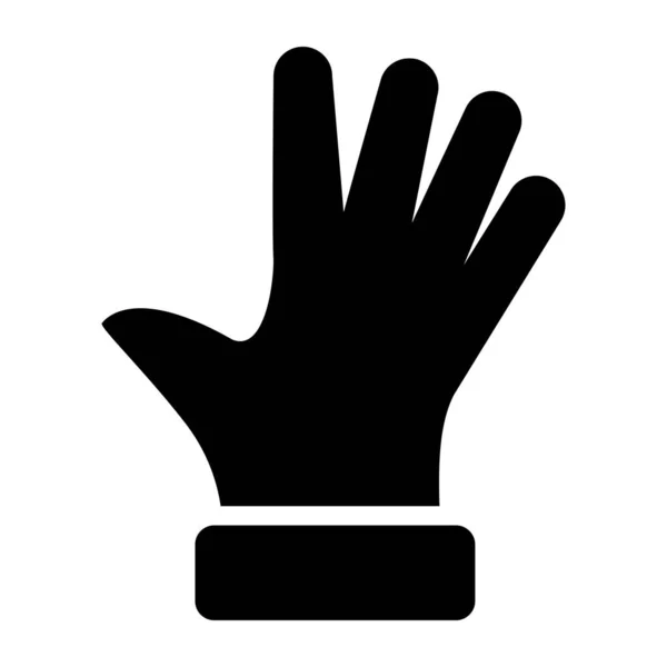 研究室の手袋のトレンディなベクトルデザイン — ストックベクタ