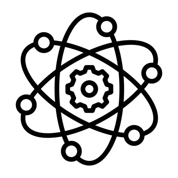 Módní Design Atomu Upravitelný Vektor — Stockový vektor