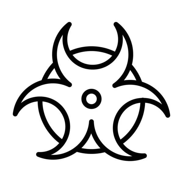 Ein Premium Download Symbol Für Biohazard — Stockvektor