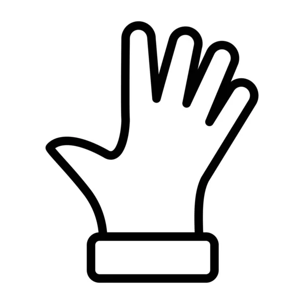 研究室の手袋のトレンディなベクトルデザイン — ストックベクタ