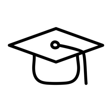 Akademik başlık simgesi, havan tahtasının vektör tasarımı