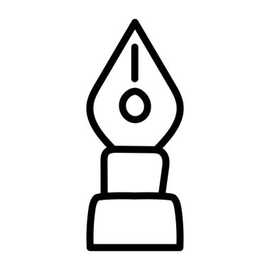 Kalem ucu için yaratıcı bir tasarım simgesi