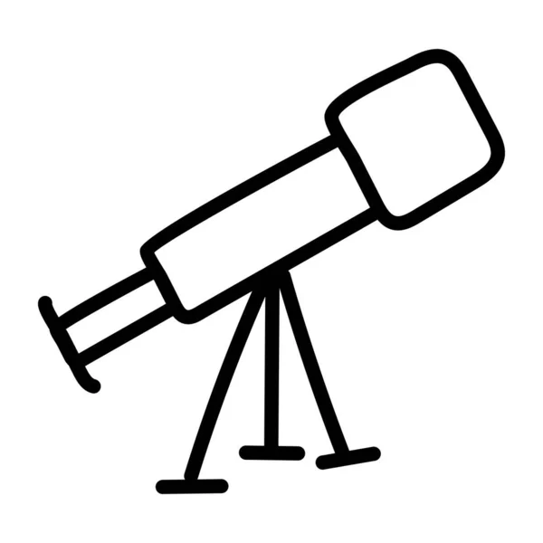 Унікальна Піктограма Дизайну Телескопа — стоковий вектор