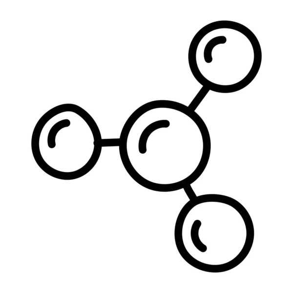 Liniowa Ikona Projektu Topologii — Wektor stockowy