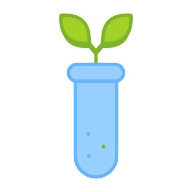 Düz dizayn, tüp bitkisinin simgesi