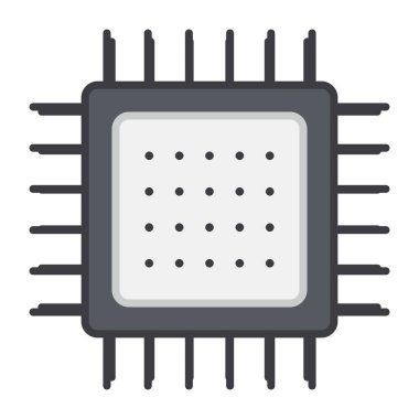 Mikroçipin mükemmel tasarım vektörü 