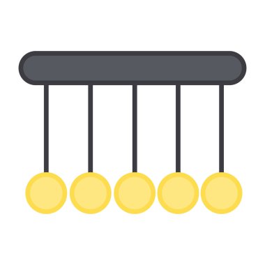 Düz dizayn, sarkacın simgesi