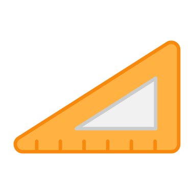 Bir premium vektör üçgen ölçek simgesi