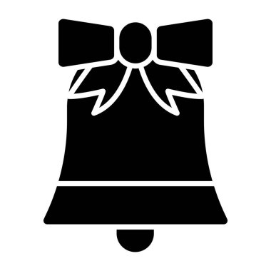 Çan simgesinin modaya uygun bir vektör tasarımı