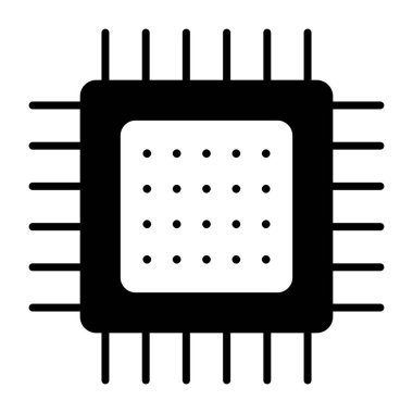 Mikroçipin mükemmel tasarım vektörü