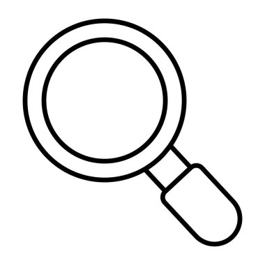 Büyüteçin modern eşsiz tasarım vektörü