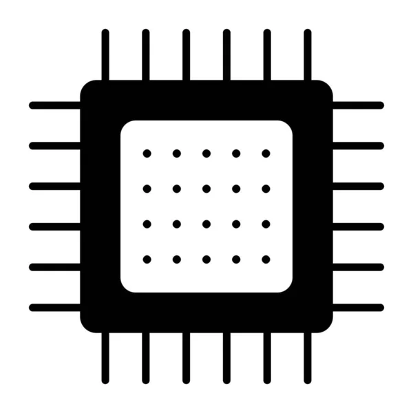 Een Perfecte Ontwerp Vector Van Microchip — Stockvector