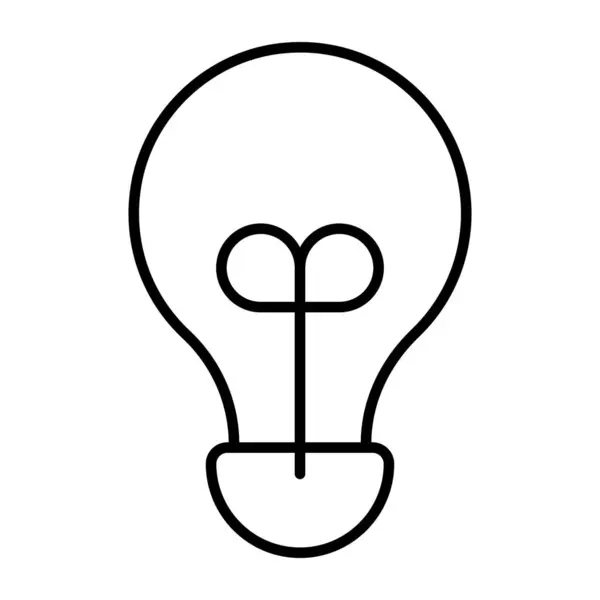 革新の近代的なスタイルのアイコン 明るい電球 — ストックベクタ