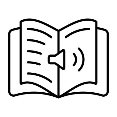 Auobook, düzenlenebilir vektörün bir simge tasarımı