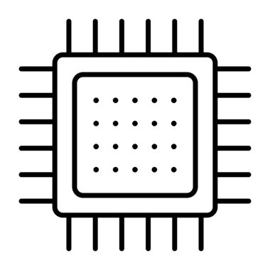 Mikroçipin mükemmel tasarım vektörü 