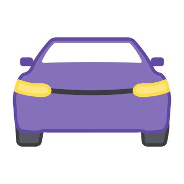 Araba, düz tasarım özel ulaşım