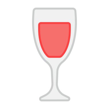 Yaz içeceği, meyve suyu bardağının eşsiz tasarım ikonu.