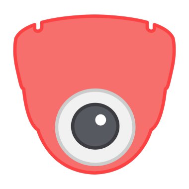 Sokak izleme kamerası, mobese kamerasının düz tasarımı.