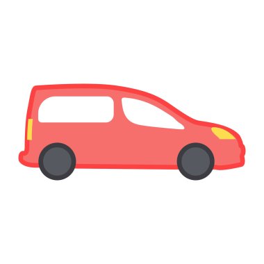 Minicar, özel ulaşımın düz tasarımı