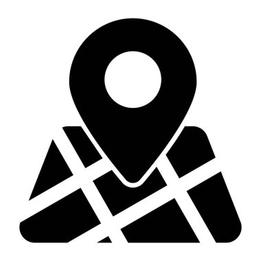 Haritanın düzenlenebilir tasarım simgesi