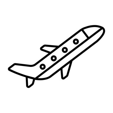 Seyahat zamanı, uçağın doğrusal tasarım simgesi