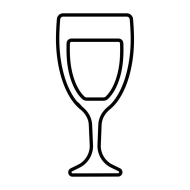 Yaz içeceği, meyve suyu bardağının eşsiz tasarım ikonu.