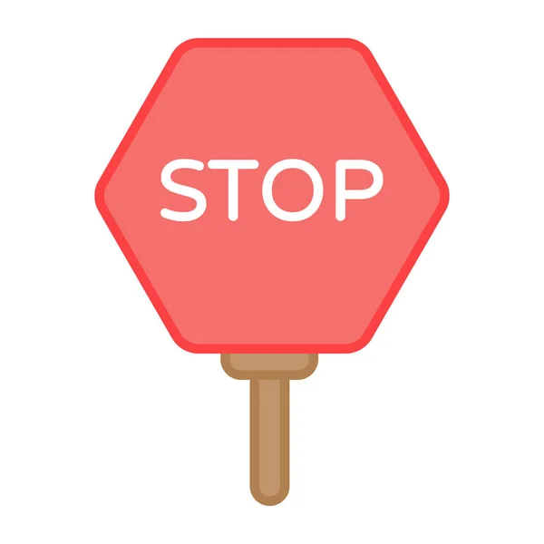 Stop Panosunun Premium Indirme Simgesi — Stok Vektör