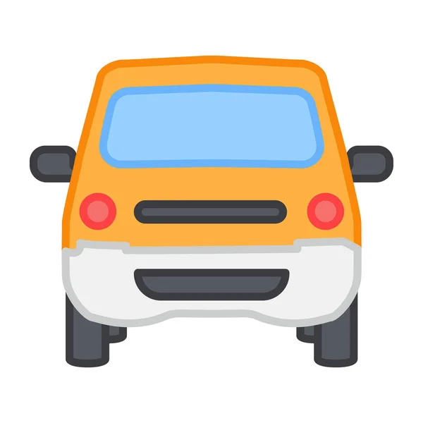 Taksi Özel Ulaşımın Düz Tasarımı — Stok Vektör