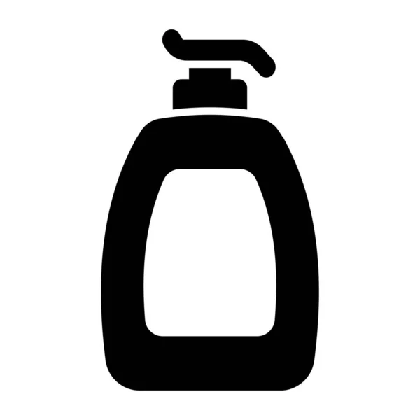 Іконка Дизайну Пляшки Шампуню — стоковий вектор