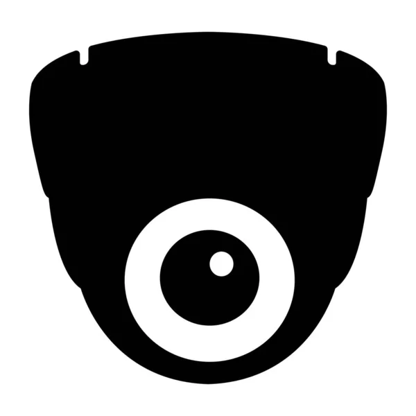 Caméra Surveillance Rue Conception Solide Caméra Cctv — Image vectorielle