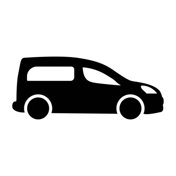 Minicar Desain Padat Transportasi Pribadi - Stok Vektor