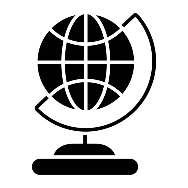 Icono Diseño Creativo Globo Mesa — Vector de stock